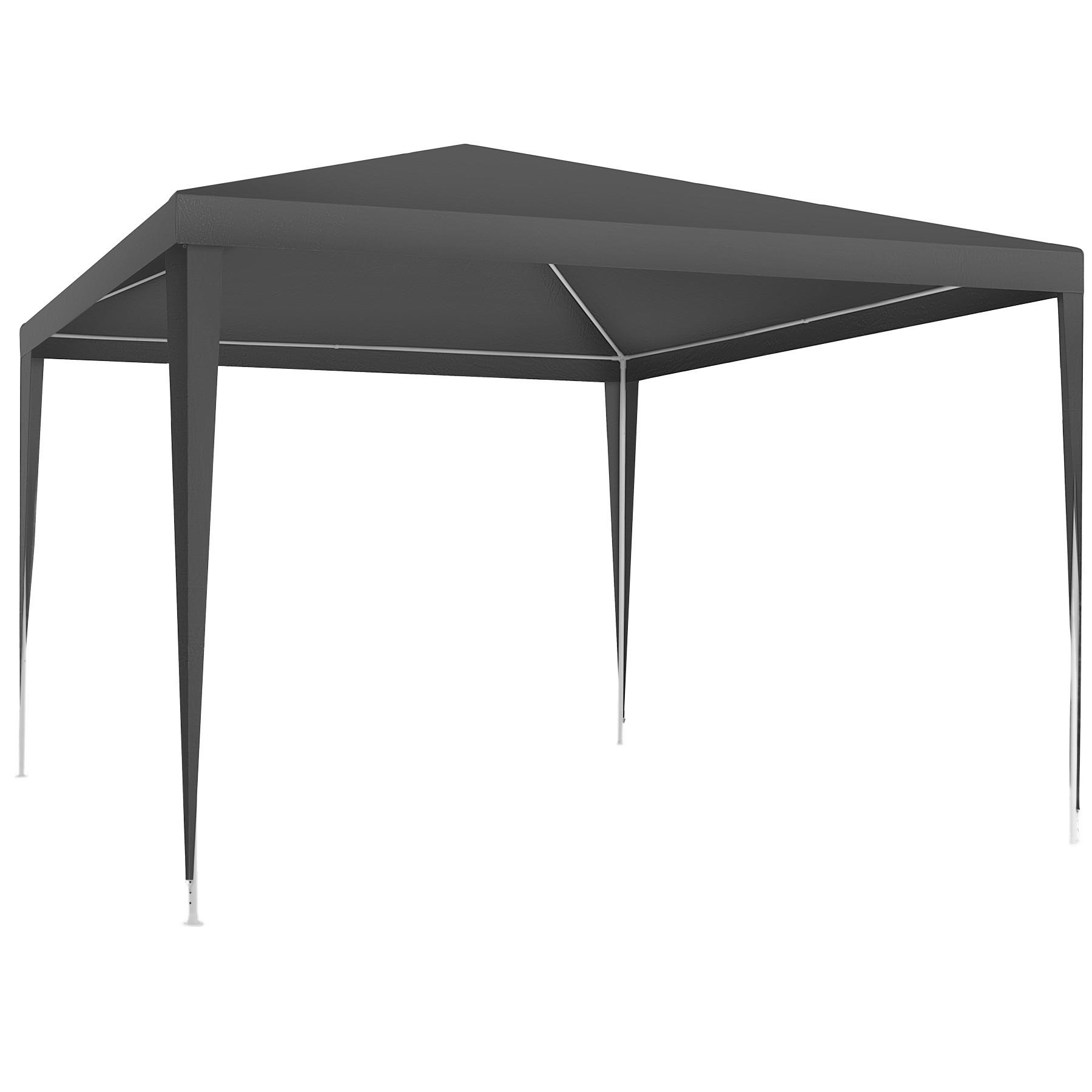 PAVILLON Farah,wasserdicht,grau - Grau, Kunststoff (300/250/300cm) - tectake