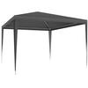 PAVILLON Farah,wasserdicht,grau - Grau, Kunststoff (300/250/300cm) - tectake