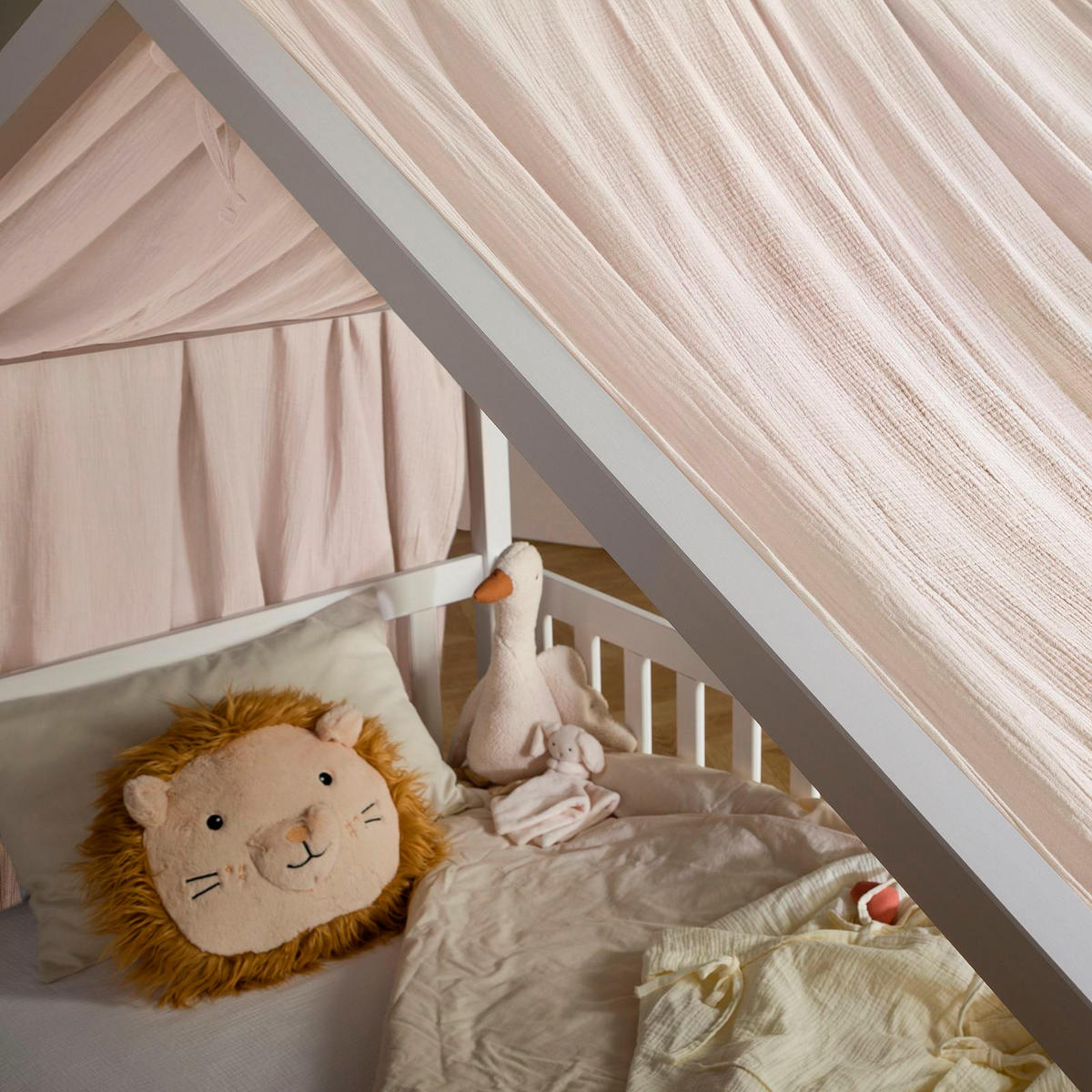 HAUSBETT-HIMMEL LIAN beige - Beige, Textil - IDIMEX