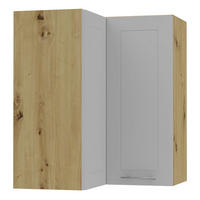 ECKHÄNGESCHRANK Kvantum W12/60 Dust Grey Matt / Eiche Artisan Matt 60 / 60 / 72cm - Eiche Artisan/Grau, Holz/Holzwerkstoff (60/72/60cm) - Feldmann-Wohnen