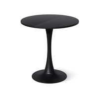 MATBORD Carl Svart 70 x 70 cm - Svart, Träbaserade material (70/70/73cm) - Vicco