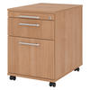 ROLLCONTAINER - mit Hängeregistratur 58/42,8/59 cm in Nussbaumfarben Relinggriff (Kunststoff) - Nussbaumfarben, Holzwerkstoff (42.8/59/58cm) - bümö