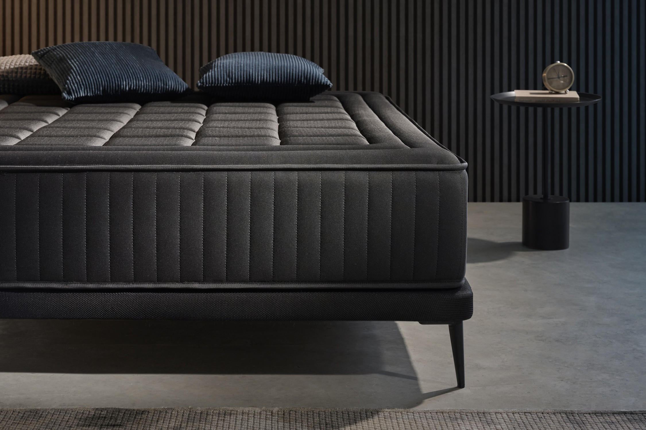 MATRATZE Magnum Black - 90X200 cm - Schwarz, Textil (90/200cm) - Moonia
