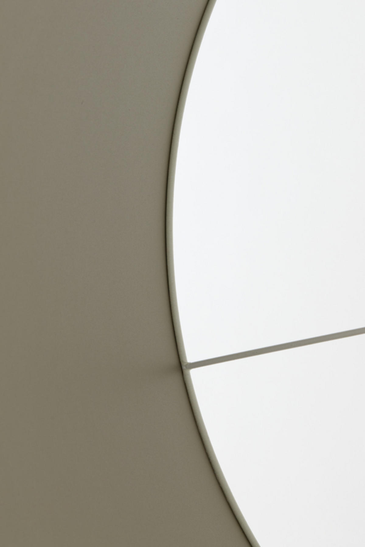 LAMPENSCHIRM Saverna Weiß Ø60/43 cm - Weiß, Textil (60/60/43cm) - Light & Living