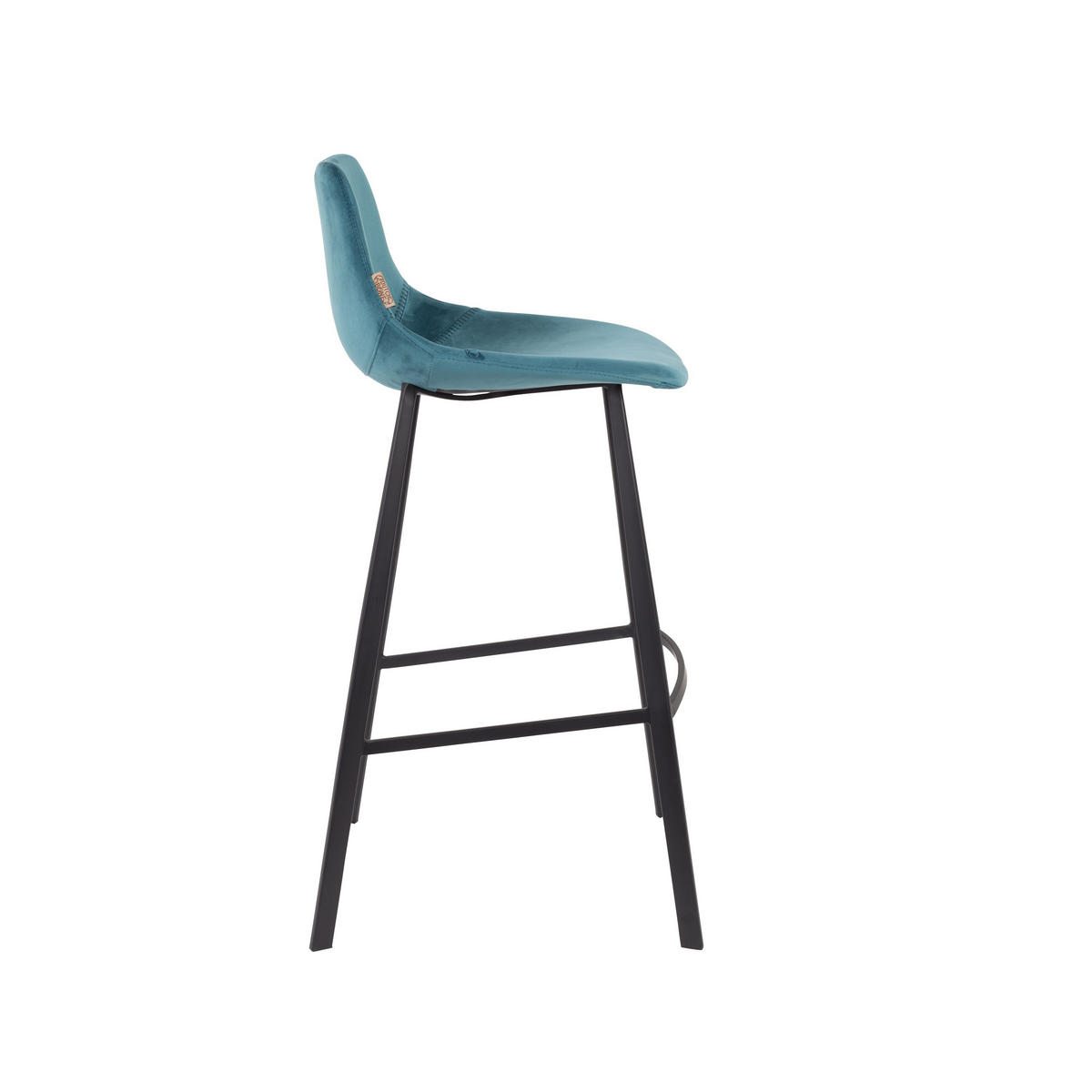 BARHOCKER Franky Rückenlehne 80 cm Blau - 2 er Set - Blau, Textil (50/106/54cm) - Dutchbone