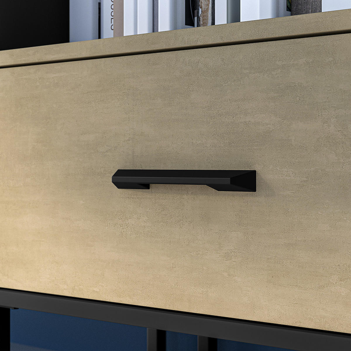 JUGENDZIMMER-SET 3-TLG. Casper-131 - Schwarz, Holzwerkstoff (140/190/40cm) - Lomado