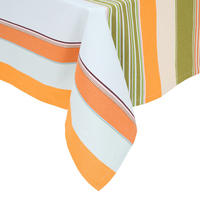 TISCHDECKE Supper Club 160x250 cm - Weiß/Orange, Textil (160/300cm) - Butlers