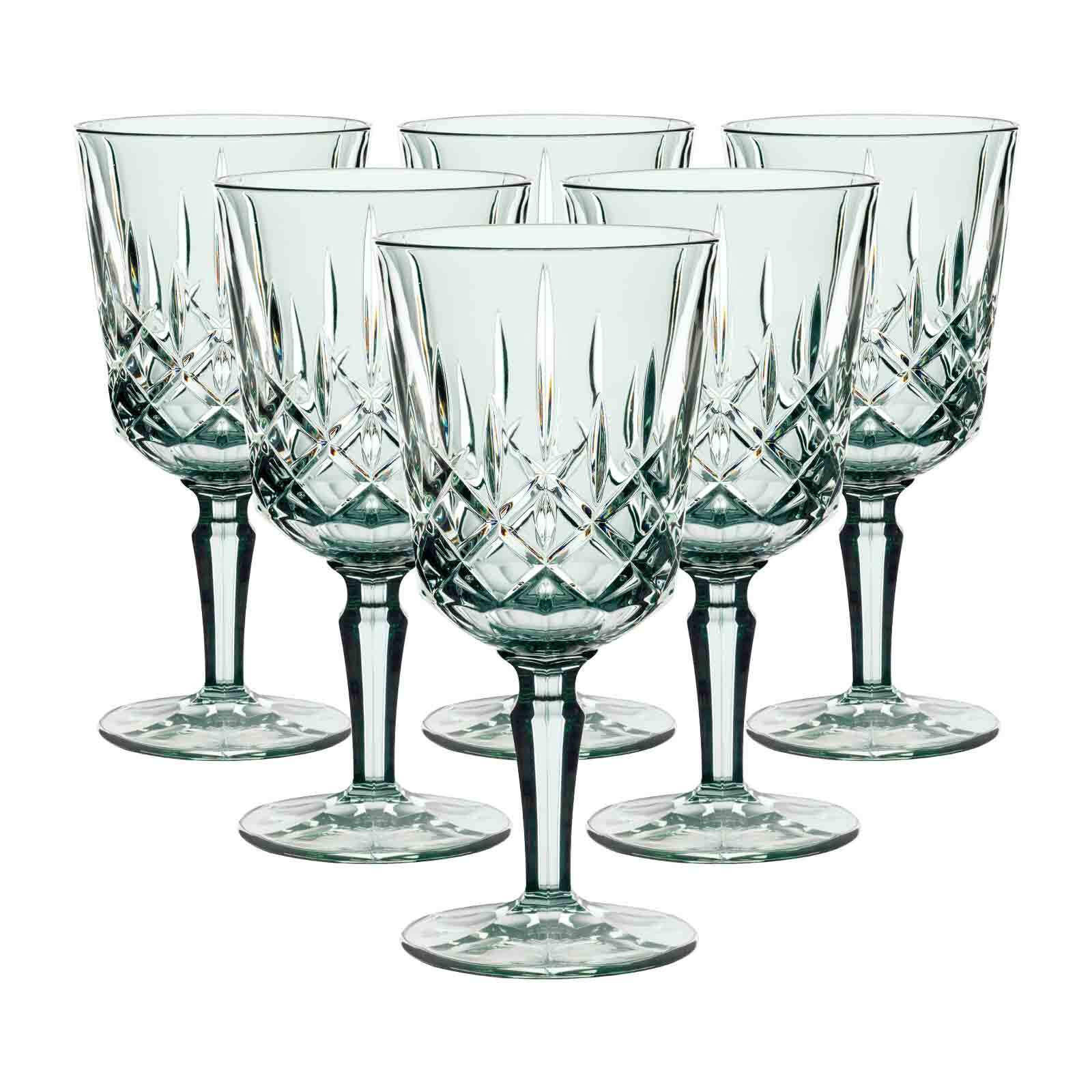 COCKTAIL- / WEINGLÄSER Noblesse Colors Mint 355 ml 6er Set - Grün, Glas (0.355L) - Nachtmann