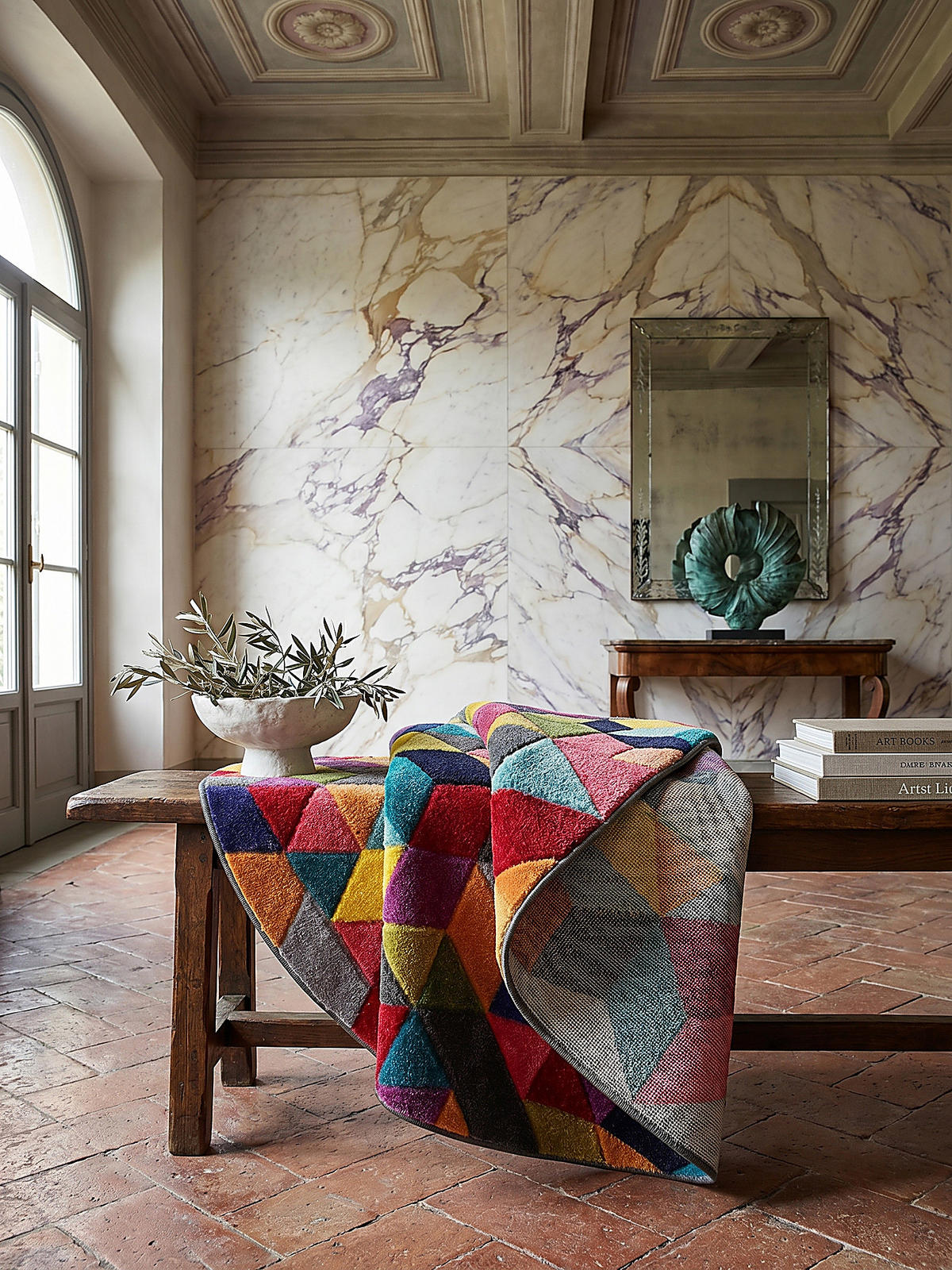 TEPPICH MEON Ø 160 cm - Multicolor, Textil (160/160cm) - KADIMA DESIGN