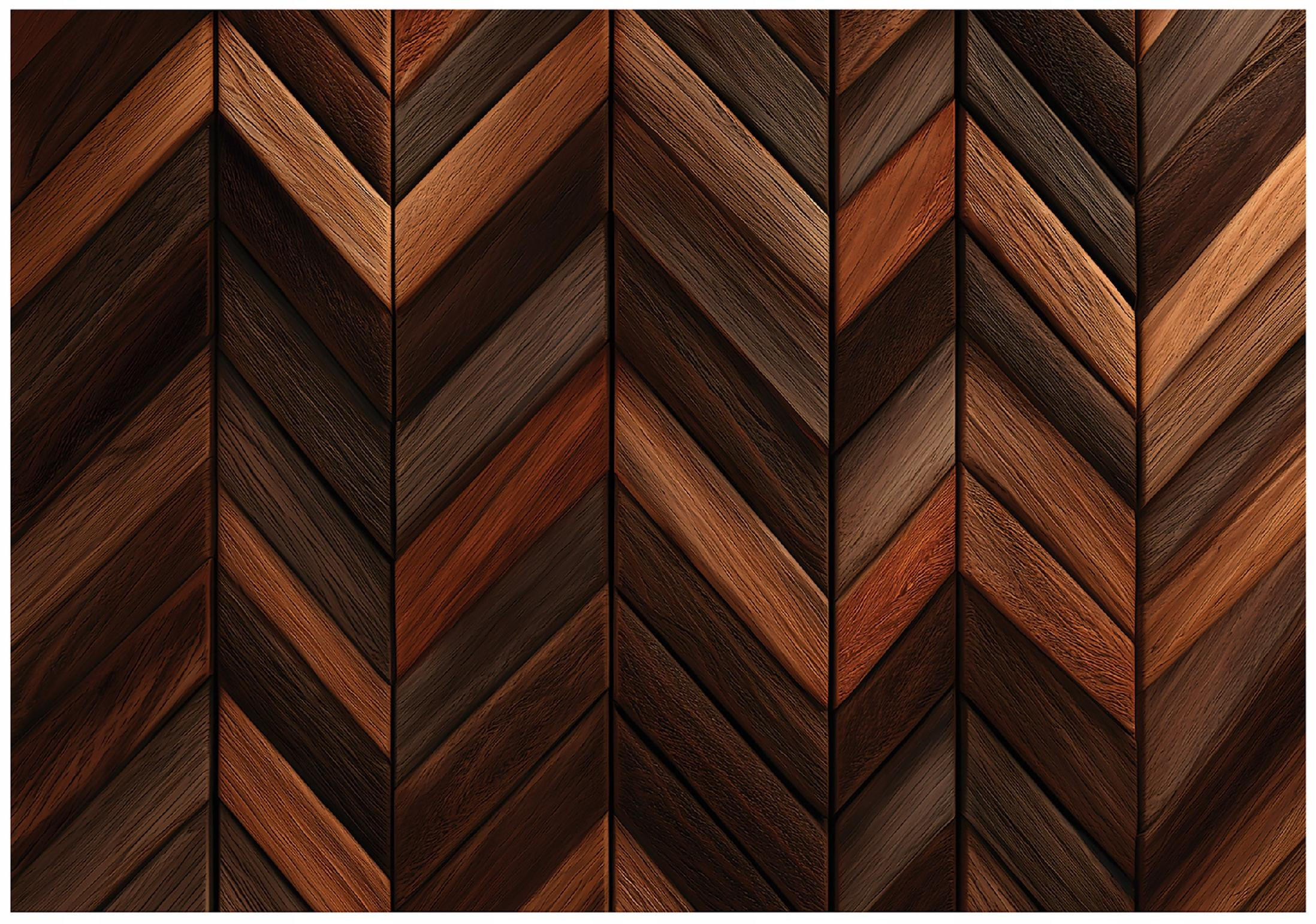 FOTOTAPETE Bretter Holz Braun 200x140 cm - Multicolor, Papier (200/140cm) - Wallarena