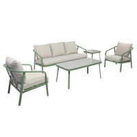 GARTENSET 5-tlg., Grün - Grün, Metall - Oviala