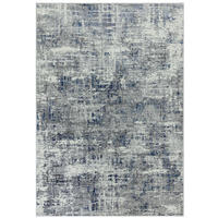 TEPPICH Velours mit Metallic-Glanz abstrakt robust pflegeleicht PARMA-Sorbolo, Dunkelblau 160x230 cm - Dunkelblau, Textil (160/230cm) - KADIMA DESIGN