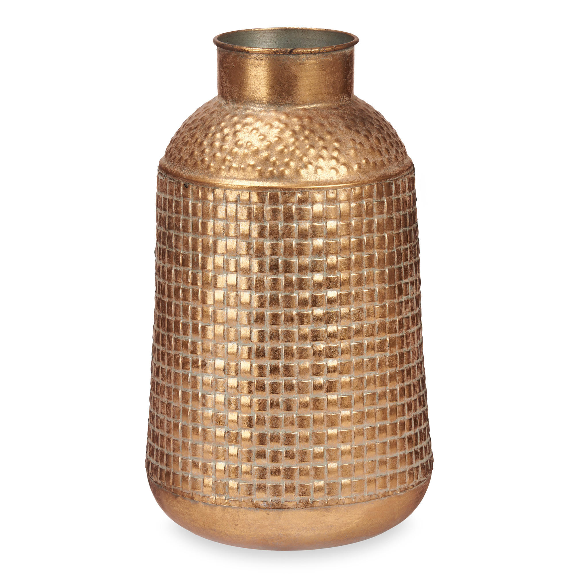 VASE Antikgold Ø 22,5 cm - Goldfarben, Metall (39.5cm) - Giftdecor