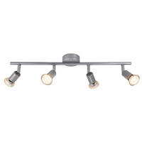DECKENLEUCHTE Leland 54/15/3.2cm - Silberfarben, Metall (54/15/3.2cm) - Nettlife