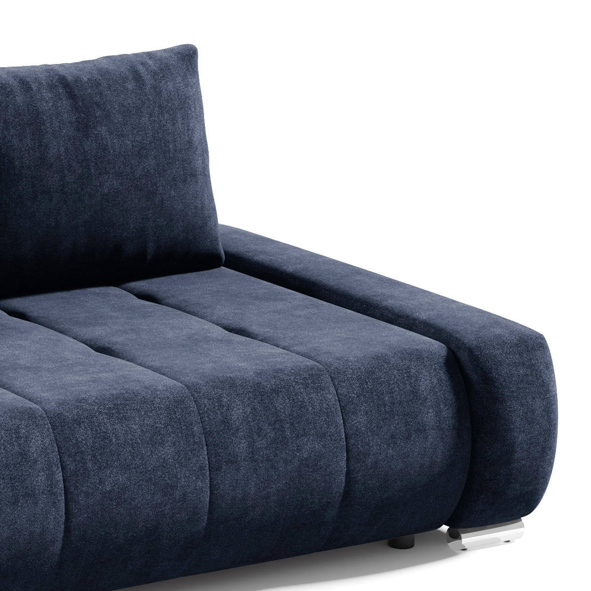 SCHLAFSOFA Jonas 3 Sitzplätze Marineblau - Blau, Holzwerkstoff (240/85/110cm) - Petits-meubles