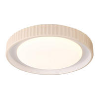 DECKENLEUCHTE Facciotto, Beige und Weiß, 9cm - Beige, Metall (9/50/9cm) - KOSILUM