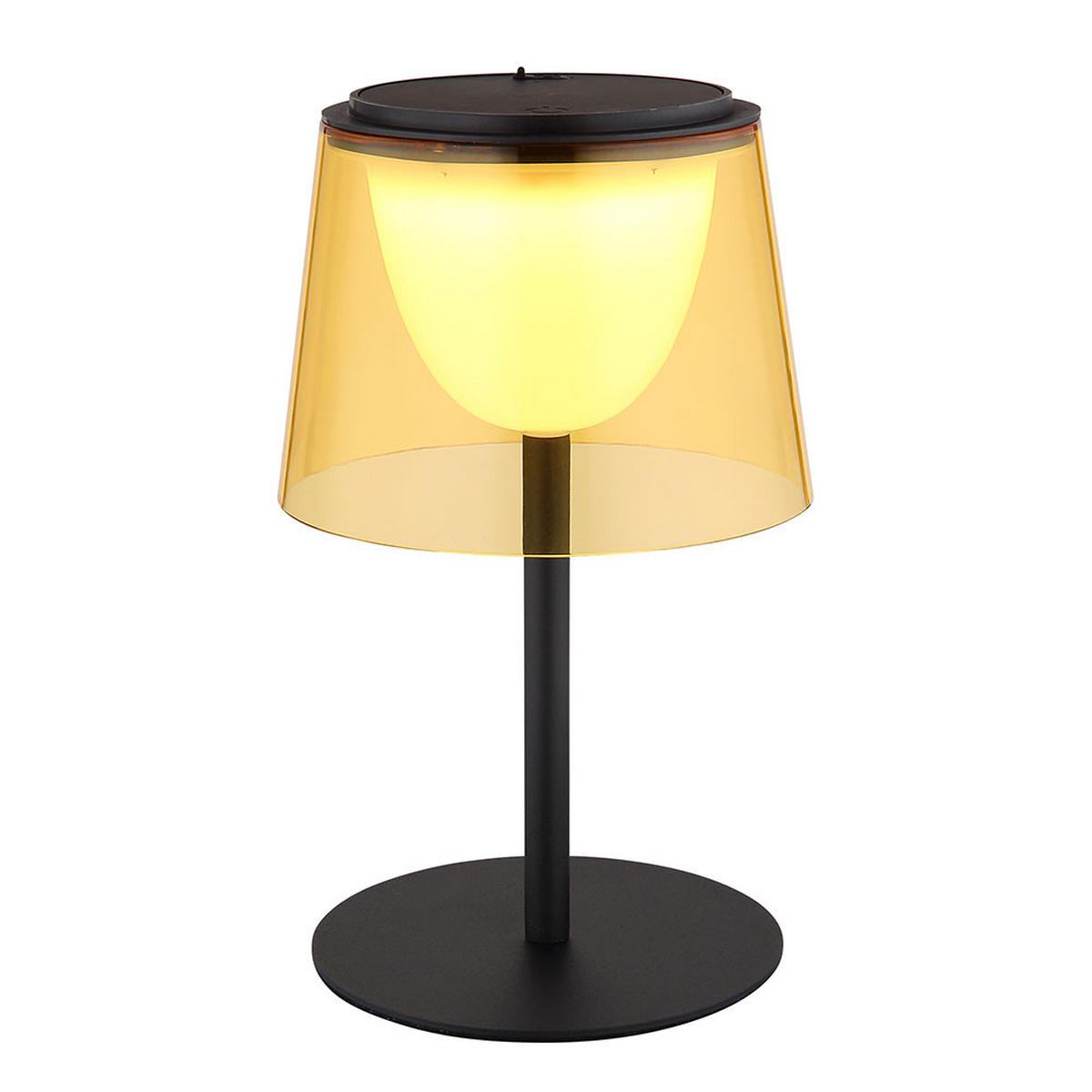LED TISCHLEUCHTE Mariam Gelb - Gelb, Metall (13/13/34cm) - Globo Lighting