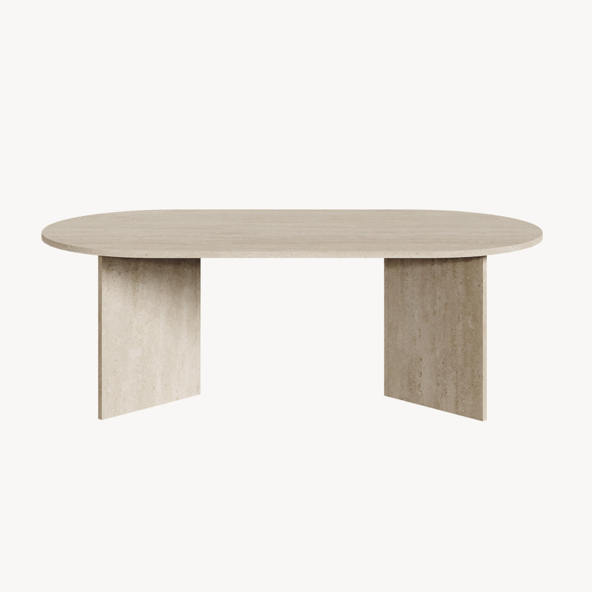 COUCHTISCH Kynd 119/60/40 cm - Beige, Holzwerkstoff (119/60/40cm) - [en.casa]