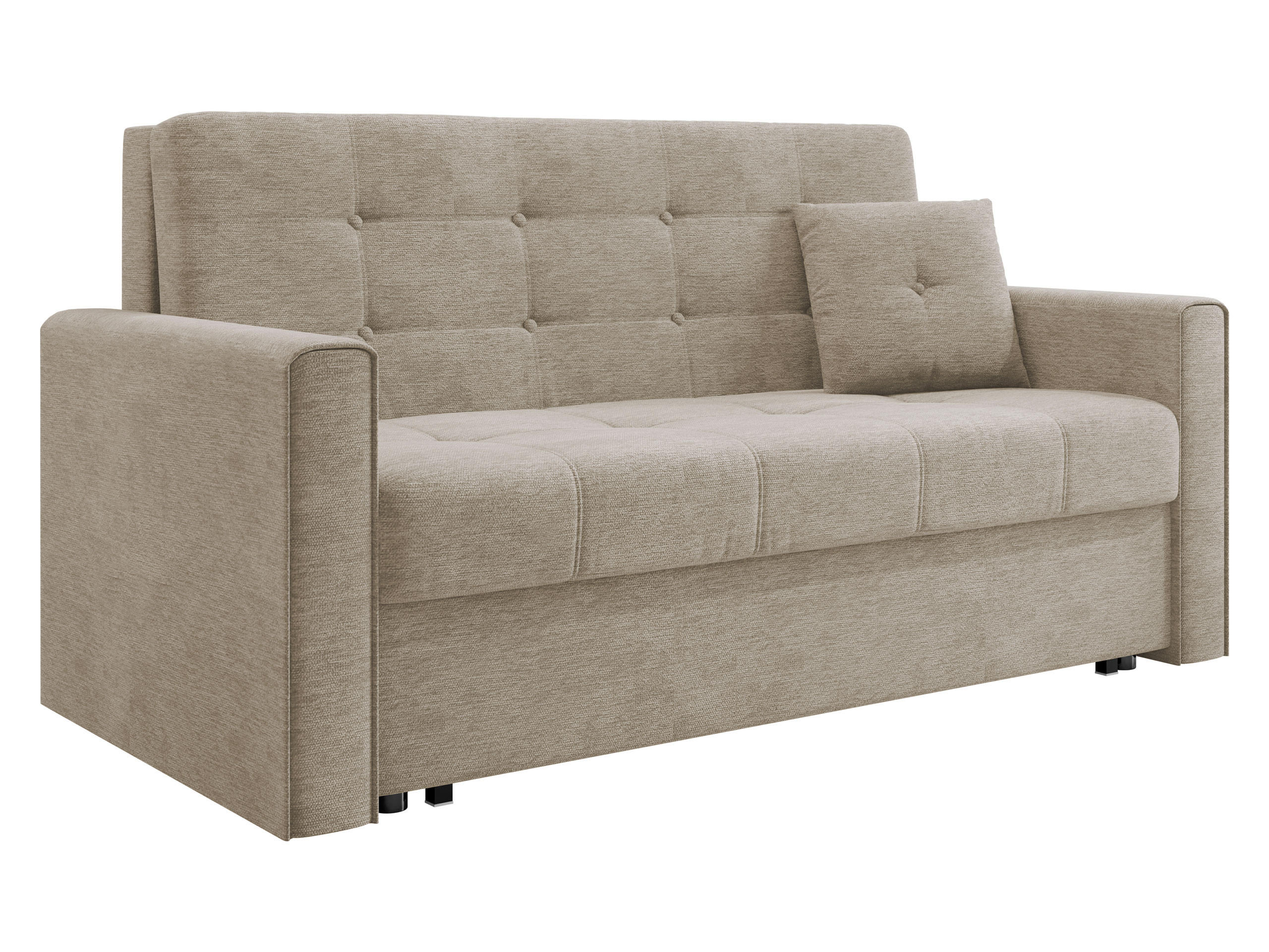 SCHLAFSOFA Viva Lux III - Naturfarben, Holz/Textil (153/85/98cm) - MIRJAN24