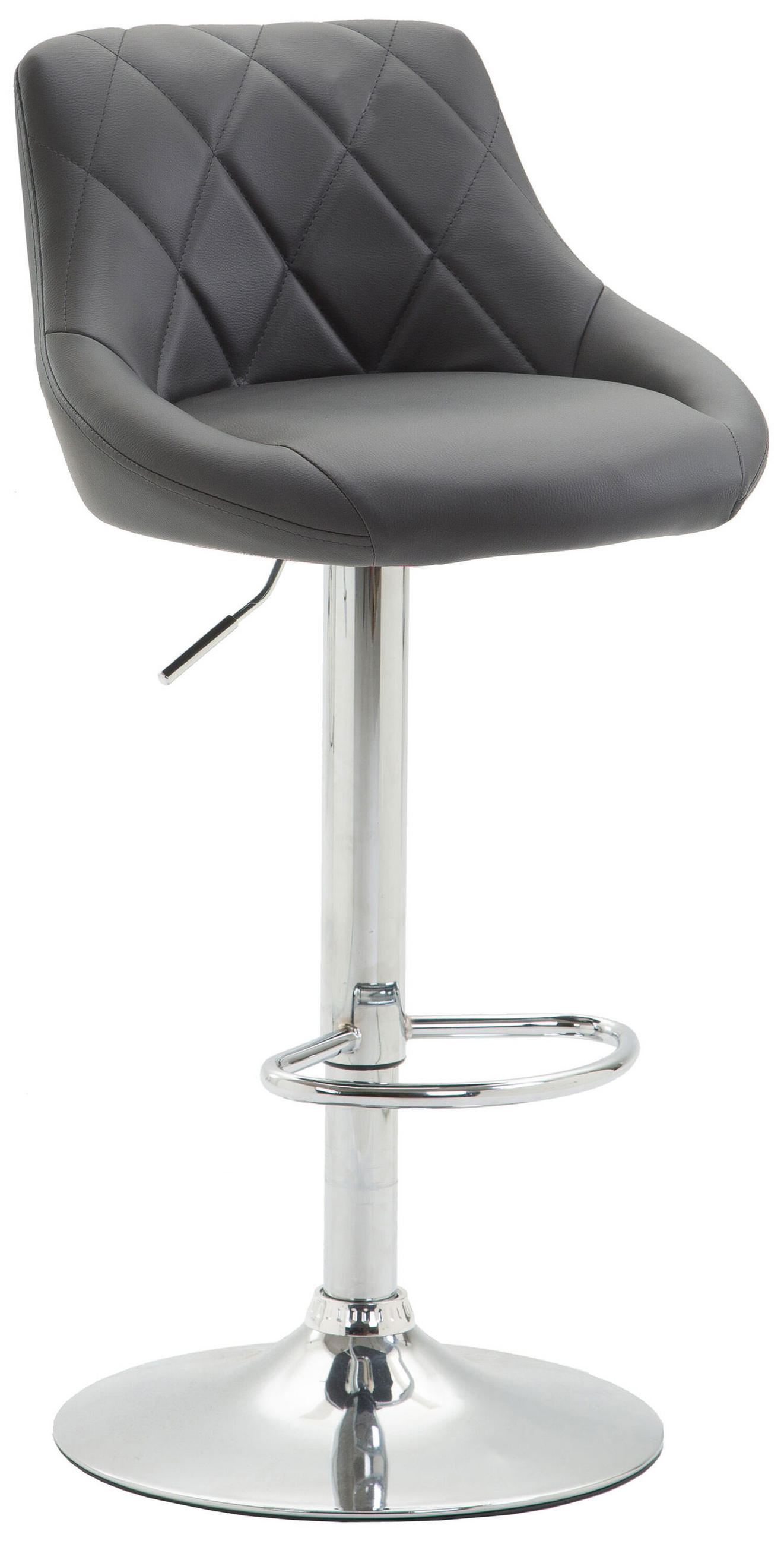 TPFLiving Barhocker Grau 46x100x49 cm