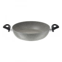 PFANNE Grau 28/28/8 cm FERG3K028D - Grau, Metall (28cm) - Ballarini