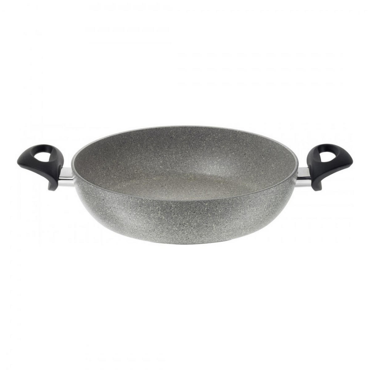 PFANNE Grau 28/28/8 cm FERG3K028D - Grau, Metall (28cm) - Ballarini