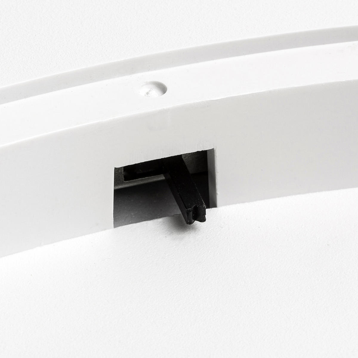 AUFBAULEUCHTE LANA 60 weiß Kunststoff 50 W - Weiß, Kunststoff (60/60/2.5cm)