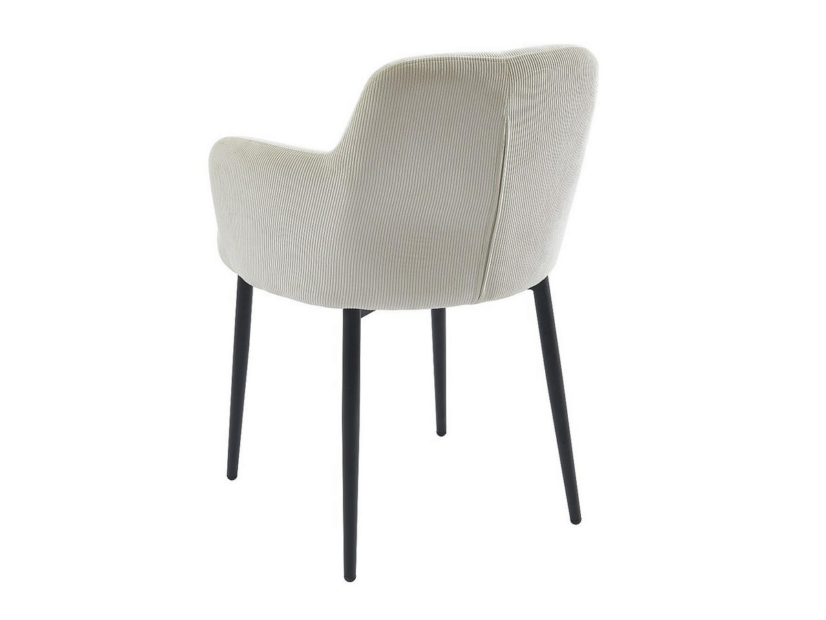 STUHL 6er-Set - Cord & Metall - Cremefarben - CELOLA - Creme, Textil (80/82/59cm) - Pascal Morabito