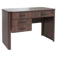 SCHREIBTISCH Walnuss Dekor - Walnussfarben, Holz (60/110/78cm) - MCW