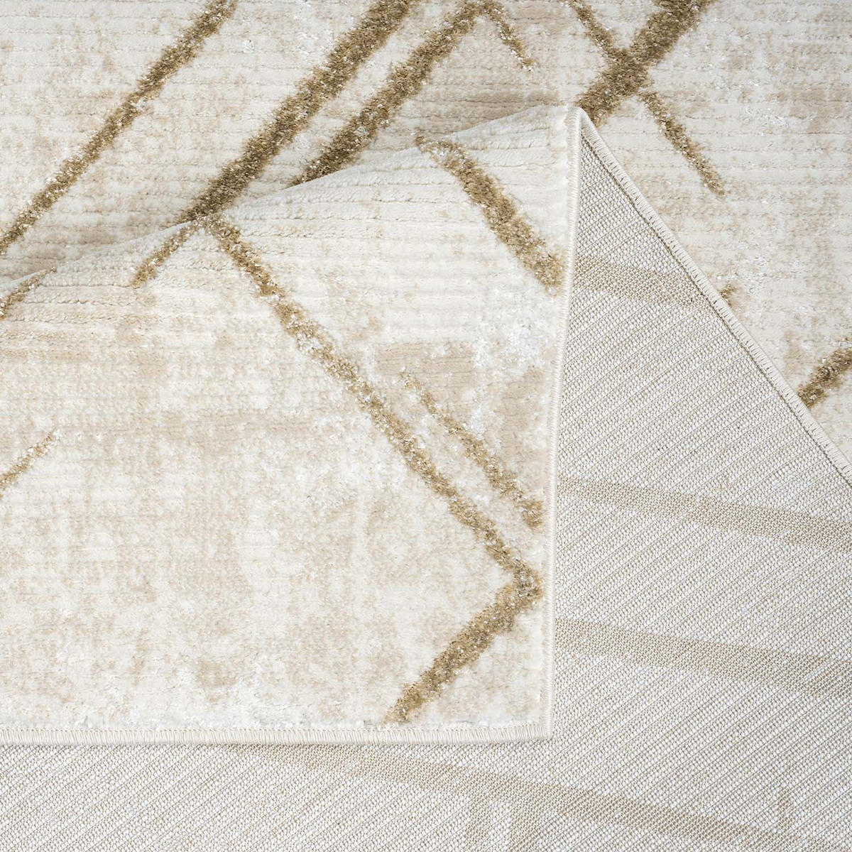 KURZFLOR-TEPPICH Antik 245 Creme 80x300 cm - Creme, Textil (80/300cm) - carpet city