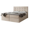 BOXBETT Luanda Boucle - H3 - Beige, Holzwerkstoff/Textil (140/200cm) - MIRJAN24