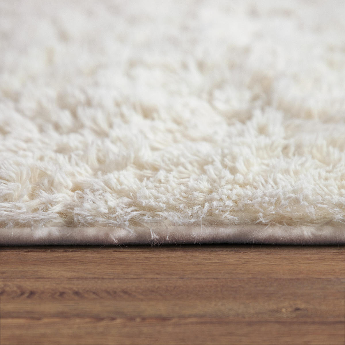 HOCHFLORTEPPICH 80/80 cm Silky 591 - Beige, Textil (80/80cm) - Paco Home