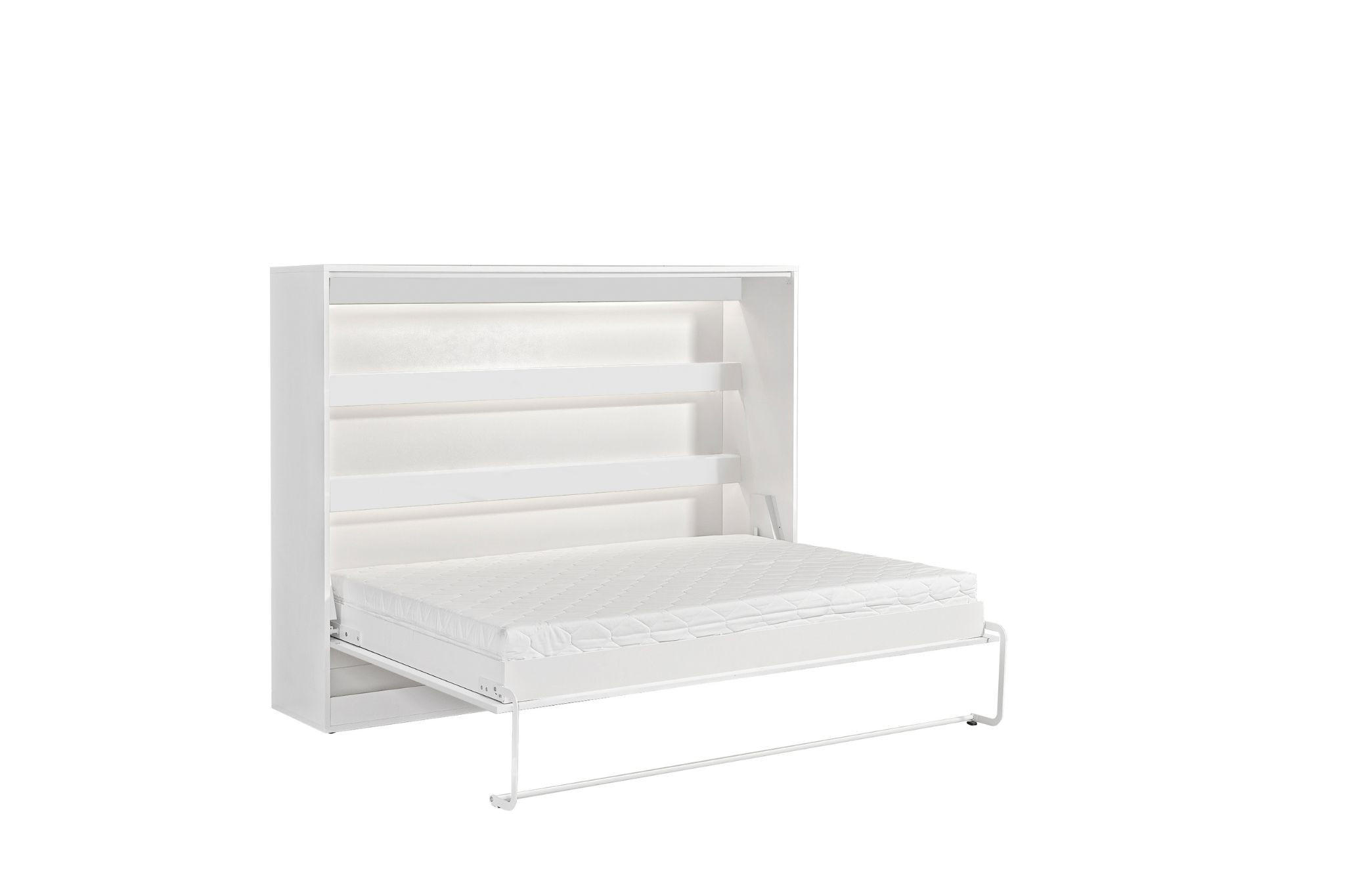 Kaiser Möbel SKLÁPĚCÍ POSTEL Perfekt 140x200 horizontální s matrací Bílá