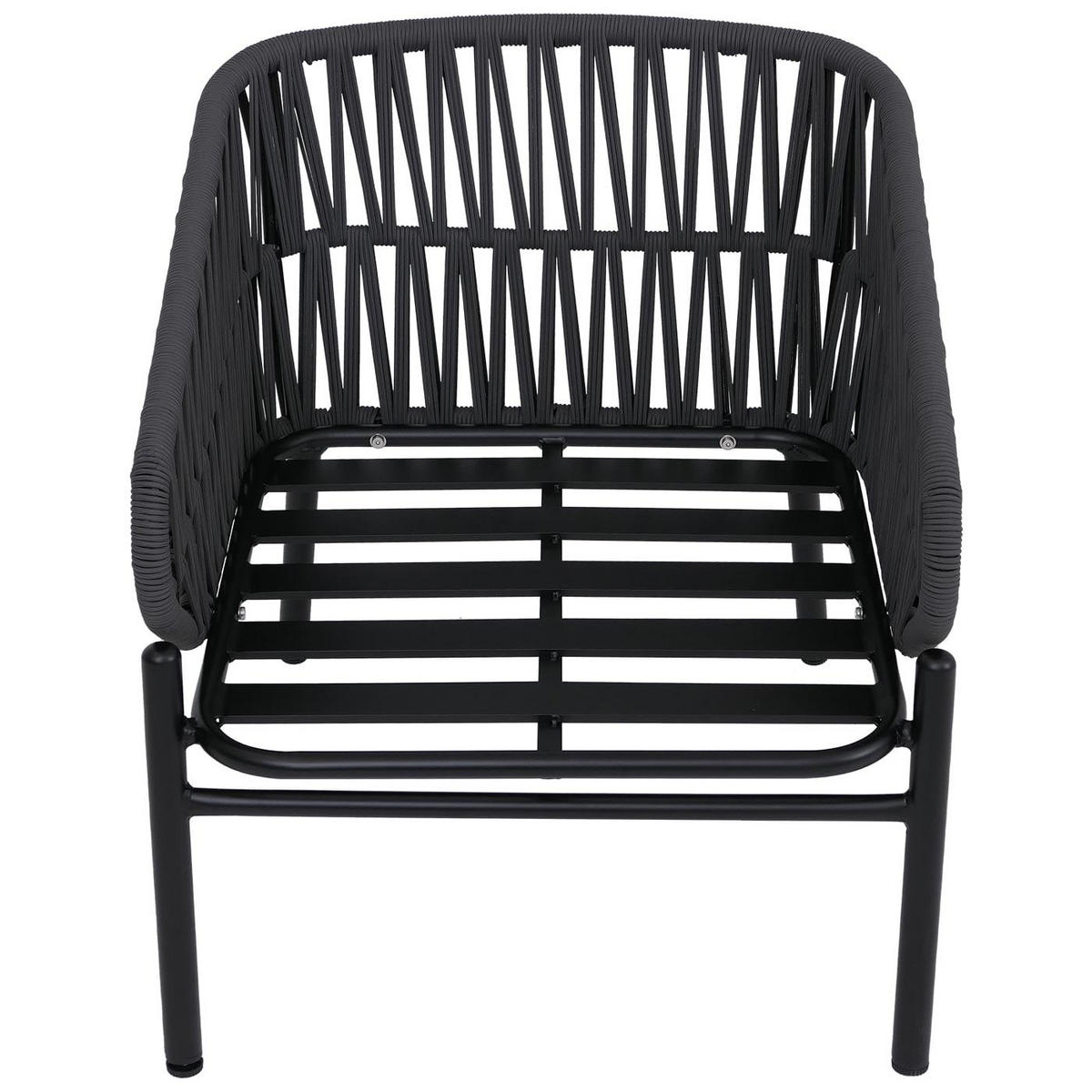 GARTENSTUHL Aluminium Anthrazit - Anthrazit, Metall (64/67/70cm) - PROREGAL