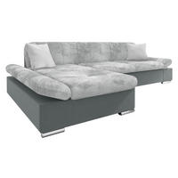 ECKSOFA Malwi Premium, Seite: Links - Grau, Holz/Textil (278/161cm) - MIRJAN24