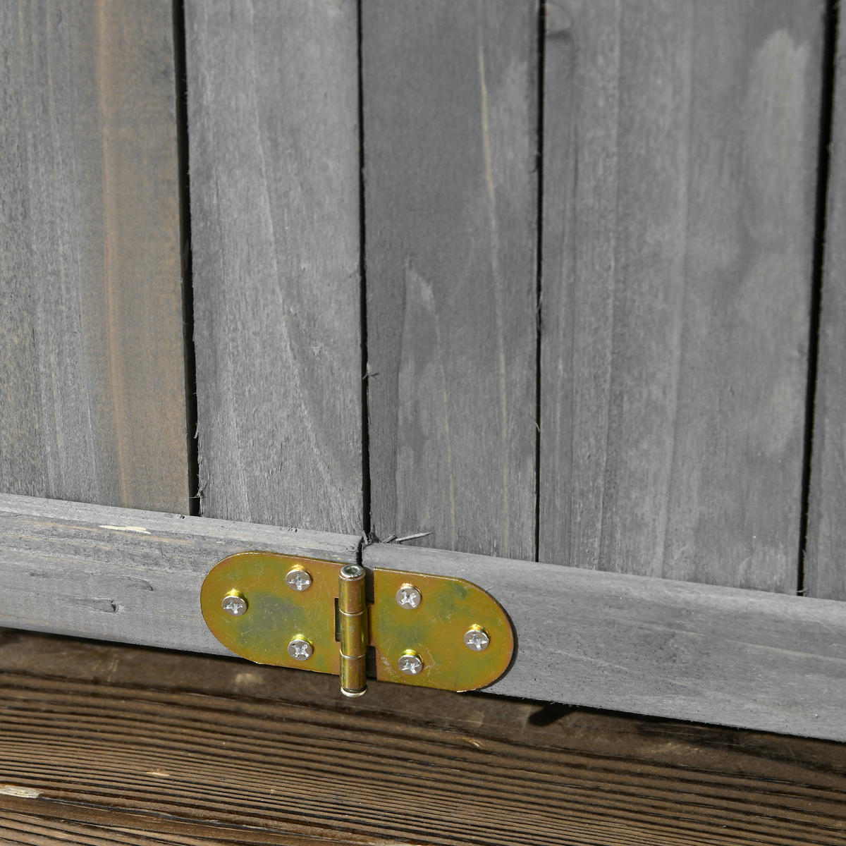 HOCHBEET DE-12285 klappbar, 70/30/25 cm Grau - Grau, Holz (70/25/30cm) - ComfortXL