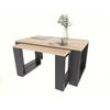 COUCHTISCH WESTA Sonoma Eiche 2er-Set - Sonoma Eiche, Holzwerkstoff (50/100/47.8cm) - Matkam Möbel