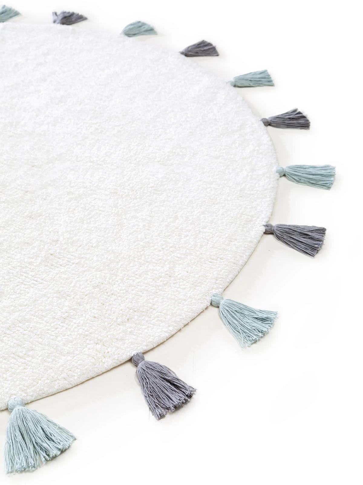 KINDERTEPPICH waschbar Malu Blau ø 80 cm rund - Blau, Textil (80/80cm) - Lytte