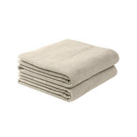 DUSCHTUCHSET Turin - 2-teilig - 70x140 cm - Helltaupe - Taupe, Textil (70/140cm) - SCHIESSER
