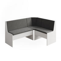 ESSZIMMER-ECKBANK Ramon Weiß 150 x 51 cm mit Stauraum - Weiß, Holzwerkstoff (150/80.5/51cm) - Vicco