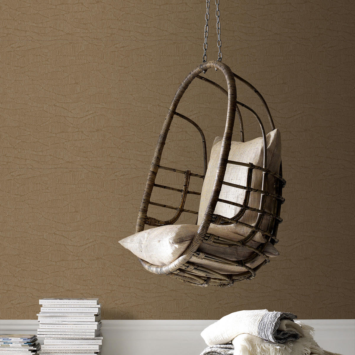 TAPETE Thya - Gelb, Papier/Kunststoff (53/1000cm) - Superfresco Easy