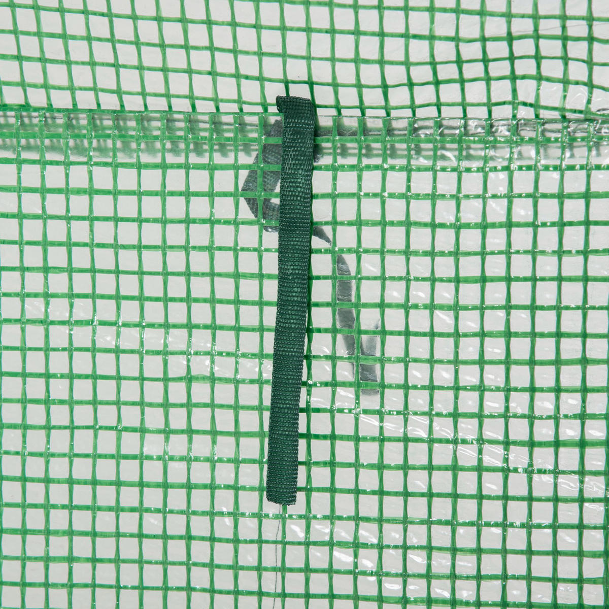 FOLIENGEWÄCHSHAUS, Dunkelgrün, Stahl, Kunststoff - Dunkelgrün, Metall (50/150/100cm) - Outsunny