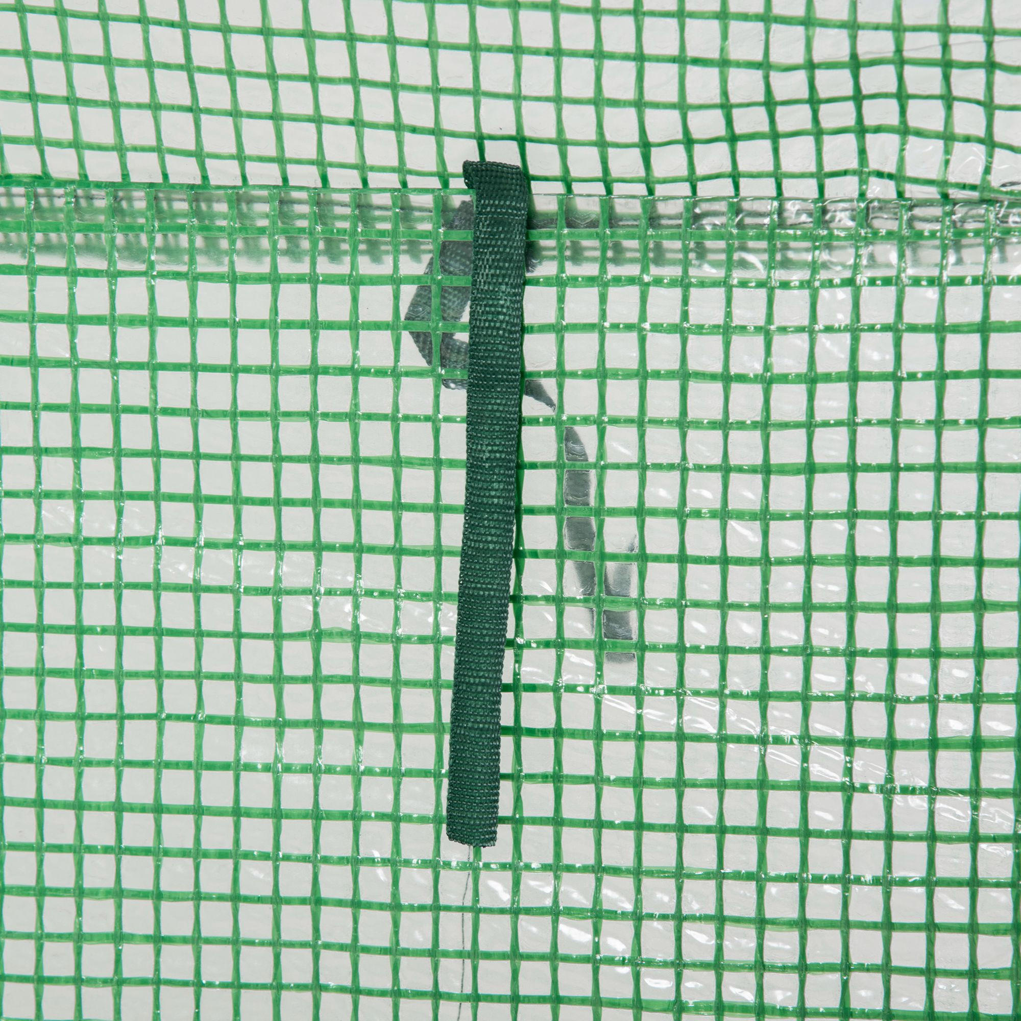 Thumbnail - Modfu Gewächshaus, Dunkelgrün, Metall, 50x150x100 cm, Gartenzubehör, Gewächshäuser