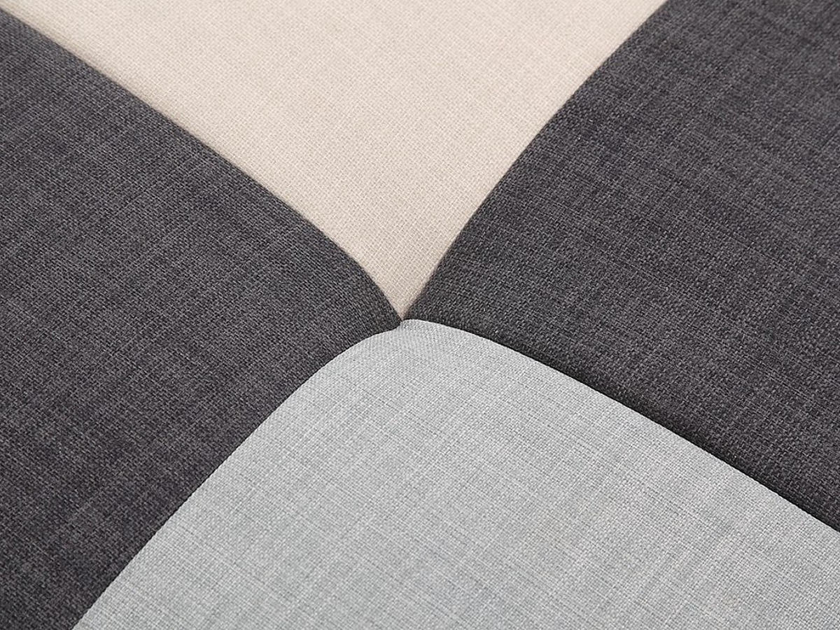 ECKSOFA mit Schlaffunktion - Stoff - Grau - Ecke Rechts - ROMANE - Hellgrau, Textil (274/168cm) - Vente-Unique