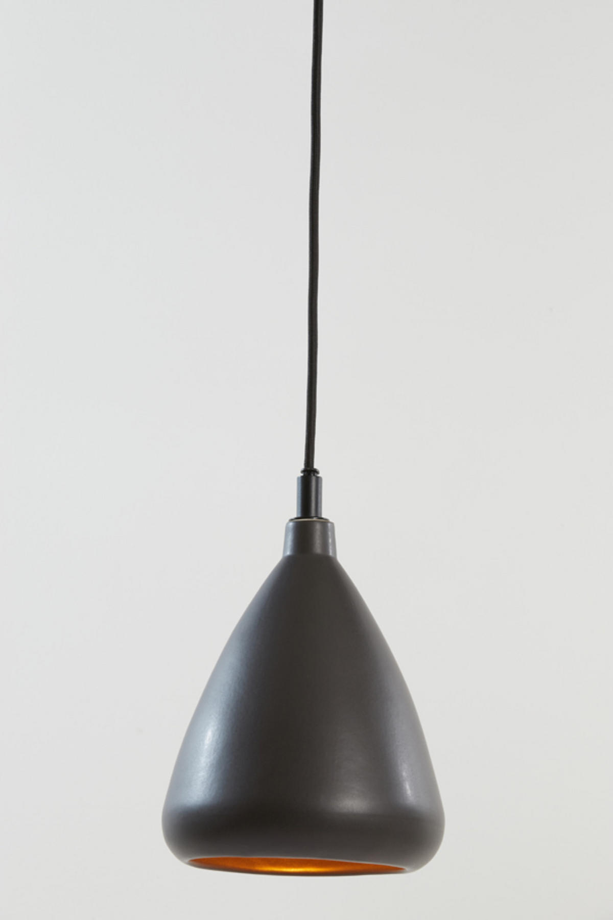 HÄNGELAMPE Desi Schwarz Ø18/20 cm - Schwarz, Keramik (18/18/20cm) - Light & Living