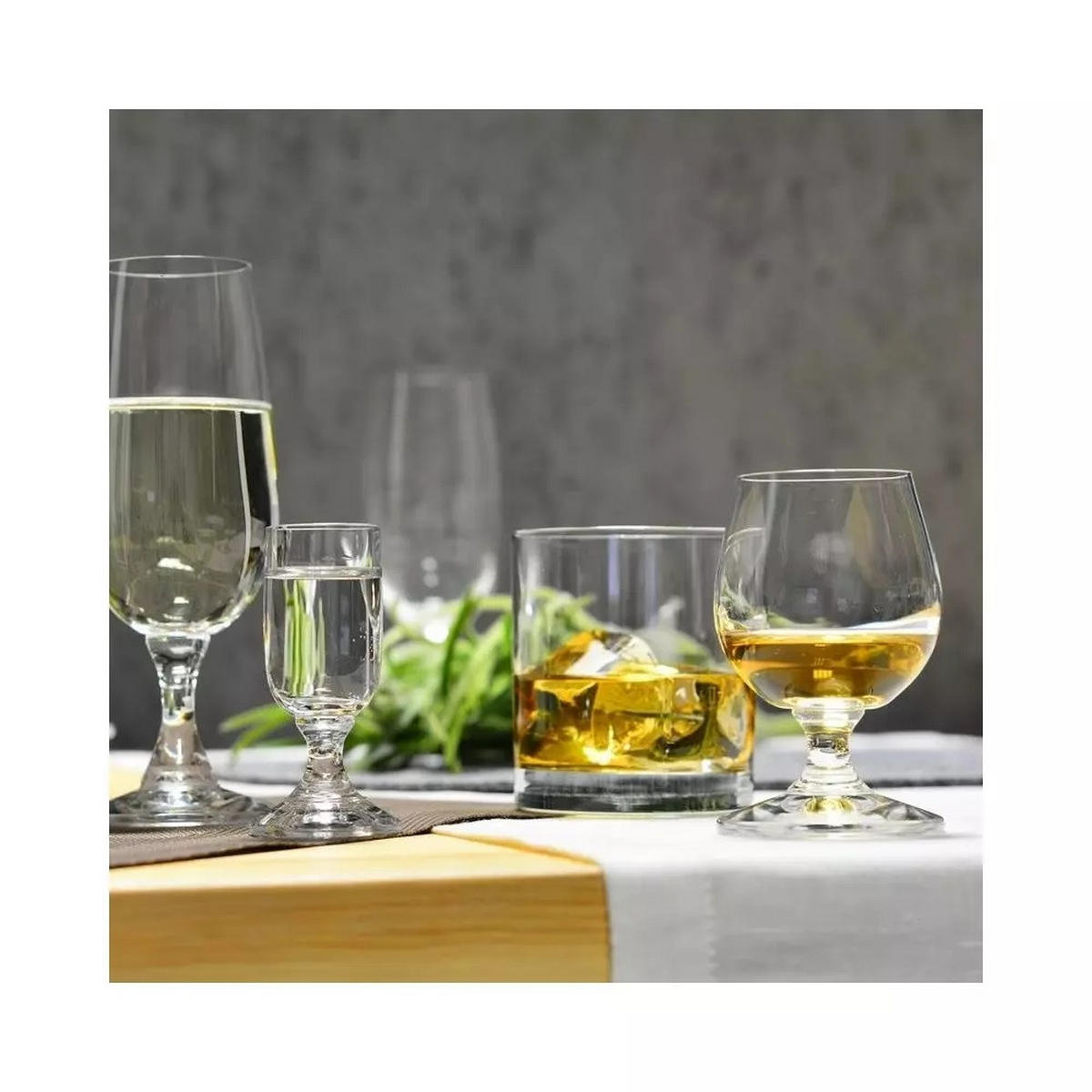WHISKYGLÄSER, 6er-Set, 250 ml - Transparent, Glas (0.25L) - Krosno Glass