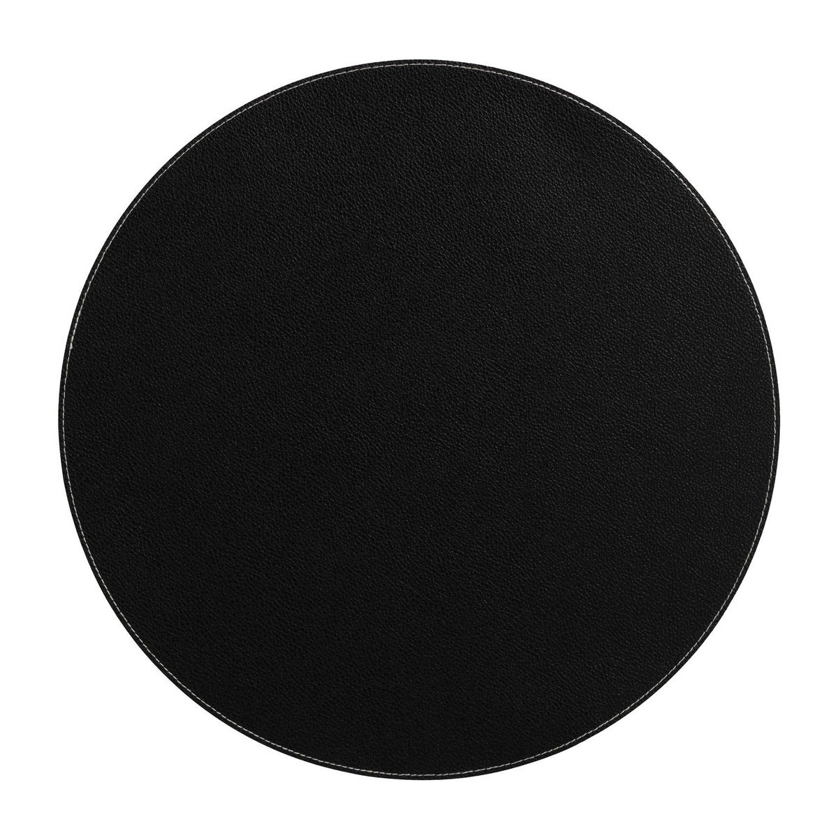 DEKORATIVES-TISCHSET Olevia - Schwarz, Kunststoff (38cm) - home&you