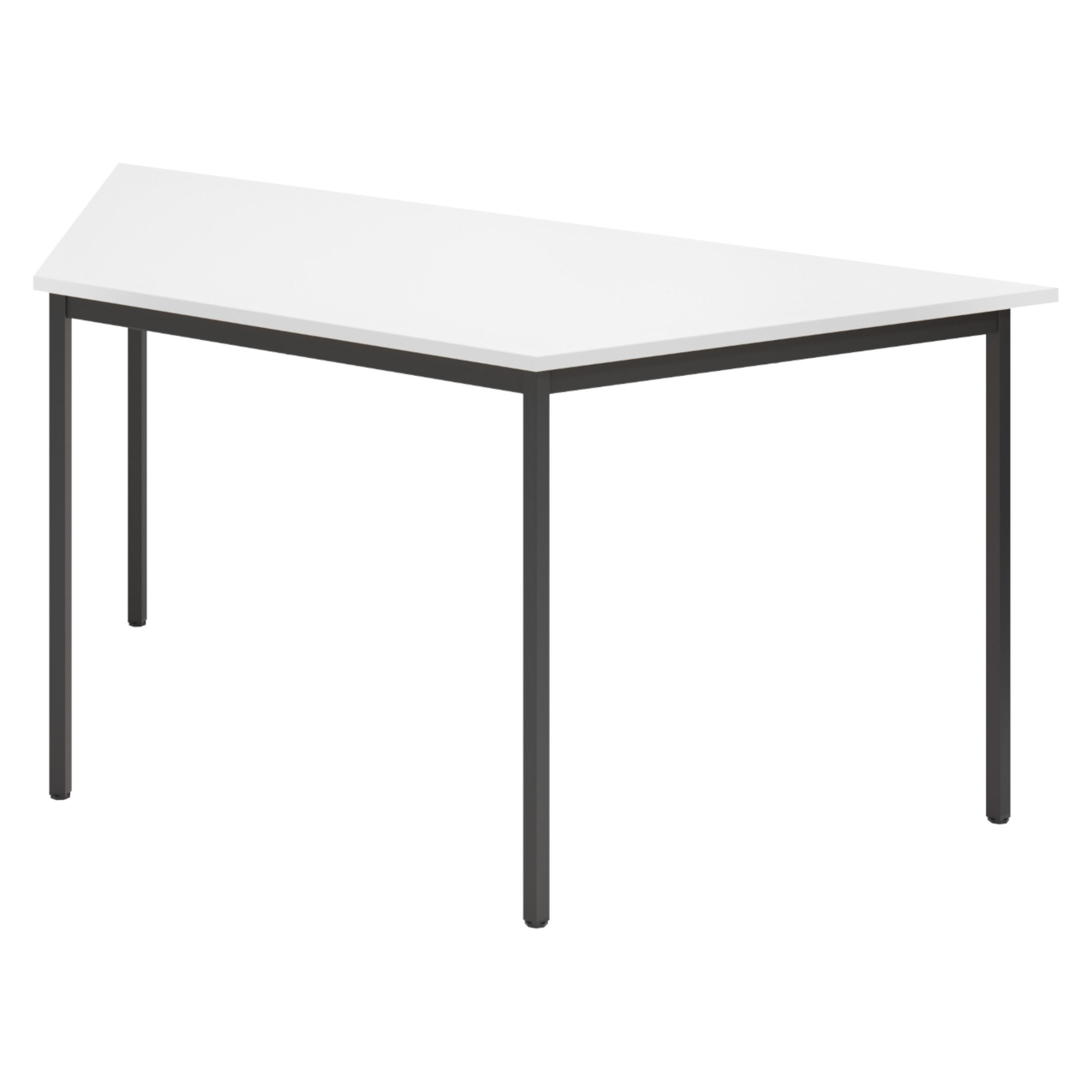 bümö Kantinentisch Weiß, Schwarz 160x72x69 cm