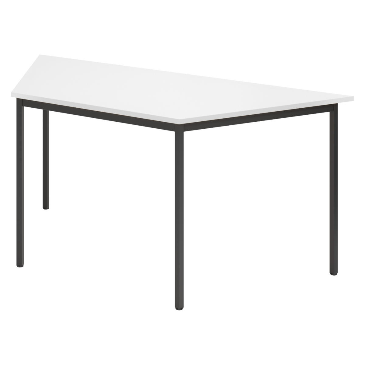 KANTINENTISCH Serie-V 69/160/72 cm in Weiß/Schwarz - Schwarz/Weiß, Holzwerkstoff (69/160/72cm) - bümö