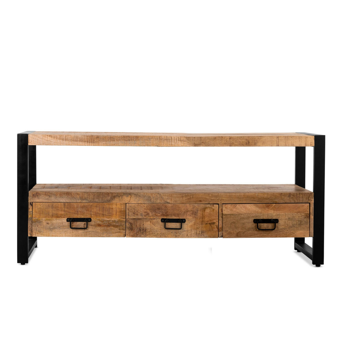 TV Board Britt Mangoholz 150 cm / 45 cm Natur - Naturfarben, Holz (150/60/45cm) - Villa Möbel